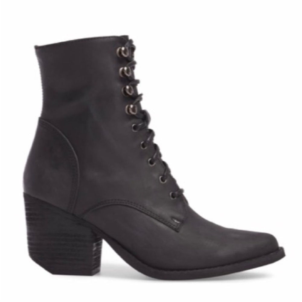 In Search of! Jeffrey Campbell Elmcrom lace up bootie